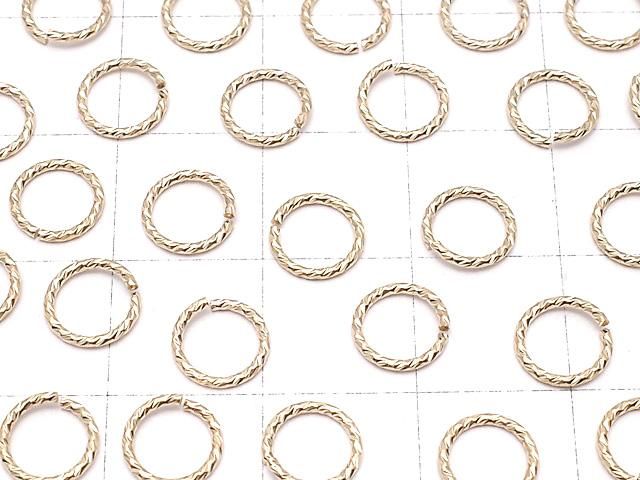 14KGF 丸カン(開閉タイプ) スパークル 【4mm】~【9.5mm】 線径0.7mm 10個 サムネイル3