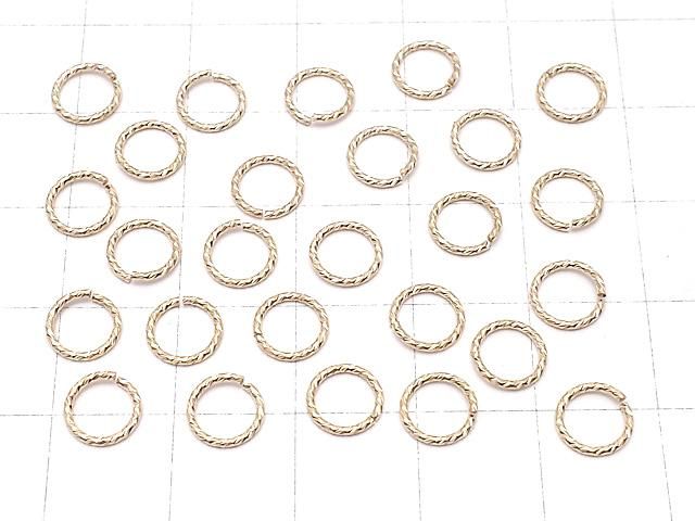 14KGF 丸カン(開閉タイプ) スパークル 【4mm】~【9.5mm】 線径0.7mm 10個 サムネイル4