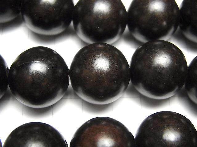 エボニー(黒壇) セミラウンド20mm 1連(約36cm) サムネイル2