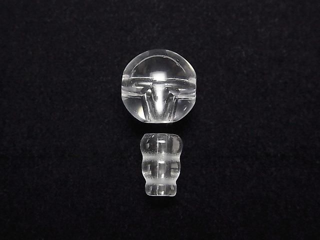 【動画】天然クリスタルAAA- Tホールビーズ&ボサビーズ 【8mm】【10mm】【12mm】【14mm】 1セットの画像