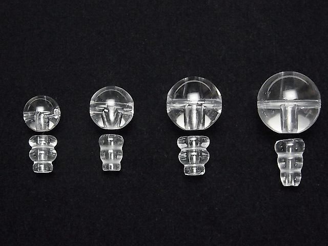 【動画】天然クリスタルAAA- Tホールビーズ&ボサビーズ 【8mm】【10mm】【12mm】【14mm】 1セット サムネイル3