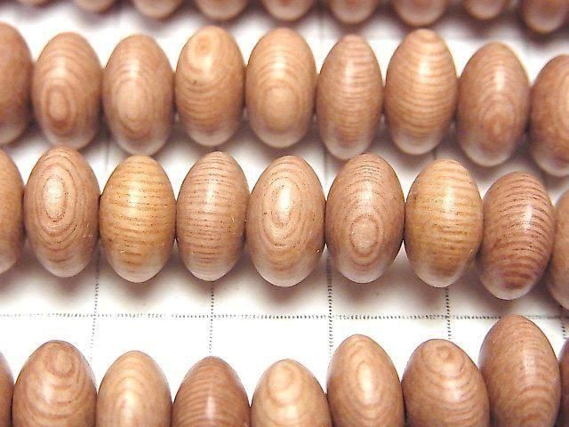 ローズウッド ロンデル10×10×5mm 1連(約38cm) サムネイル2