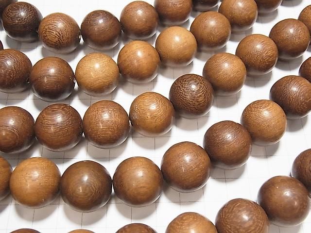 ウッドビーズ 大粒ラウンド20mm 1連(約37cm) サムネイル3