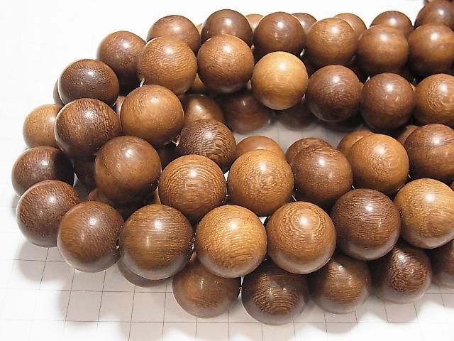 ウッドビーズ 大粒ラウンド20mm 1連(約37cm) サムネイル4