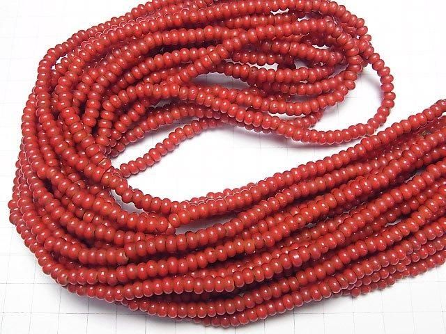 【動画】インディアン ホワイトハーツビーズ5×5×3mm 1連(約60cm) サムネイル4