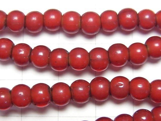 【動画】インディアン ホワイトハーツビーズ6×6×5mm 1連(約60cm) サムネイル2