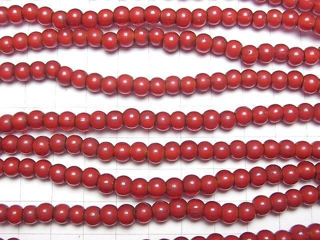 【動画】インディアン ホワイトハーツビーズ6×6×5mm 1連(約60cm) サムネイル3