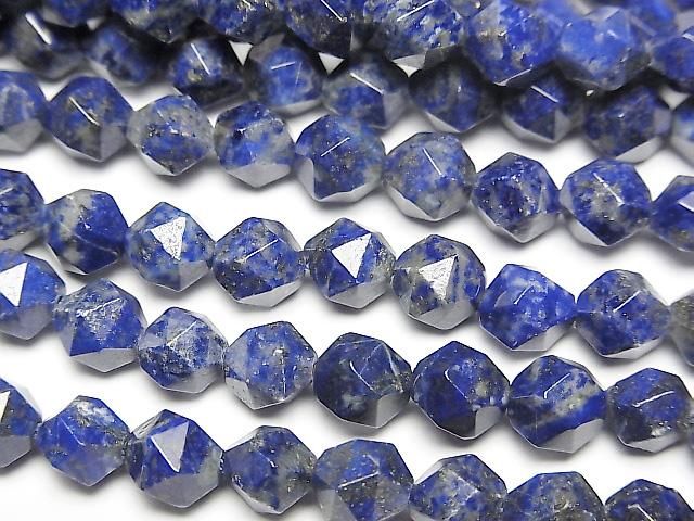 【動画】ラピスラズリAA 20面ラウンドカット6mm 半連/1連(約36cm)の画像