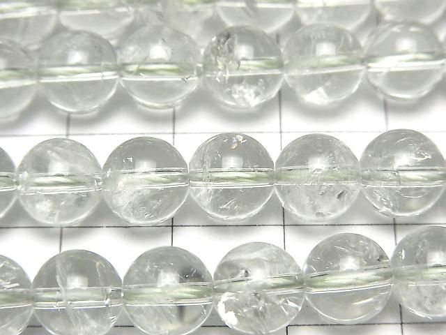 【動画】グリーンアメジストAA++ ラウンド8mm 半連/1連(約38cm) サムネイル2