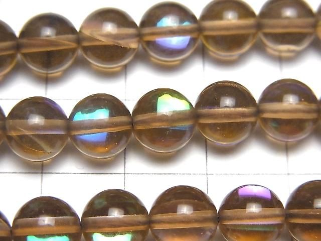 【動画】ブラウン ルナフラッシュ ラウンド8mm 1連(約34cm) サムネイル2