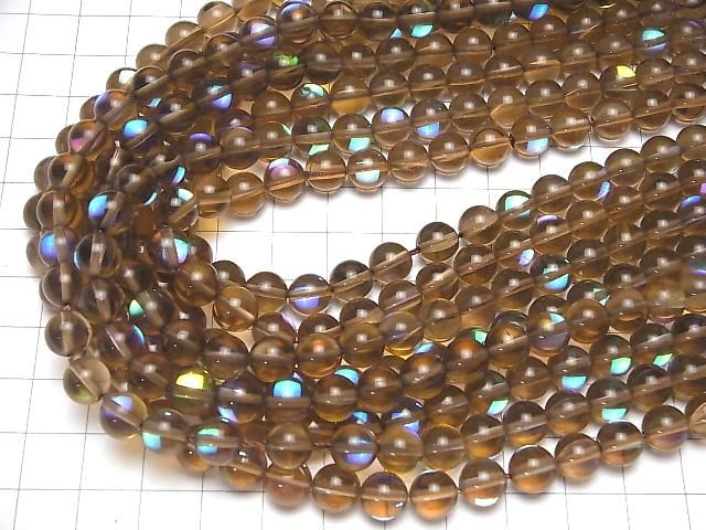 【動画】ブラウン ルナフラッシュ ラウンド8mm 1連(約34cm) サムネイル4