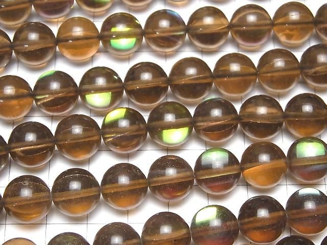 【動画】ブラウン ルナフラッシュ ラウンド12mm 1連(約36cm) サムネイル3
