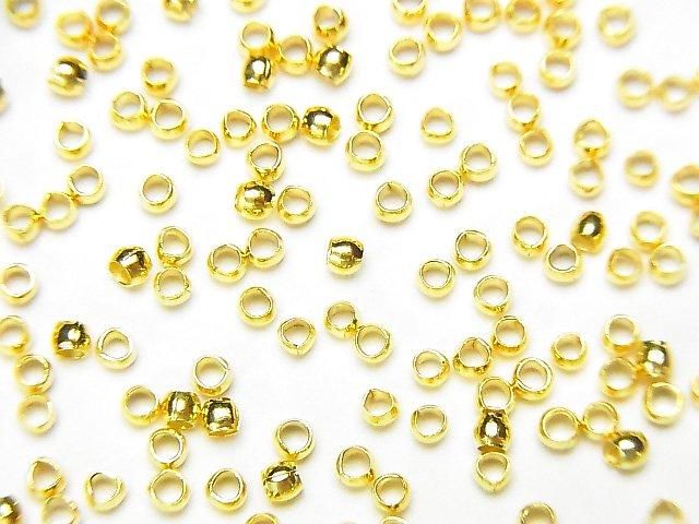 カレンシルバー ラウンド2mm 18KGP 20個の画像