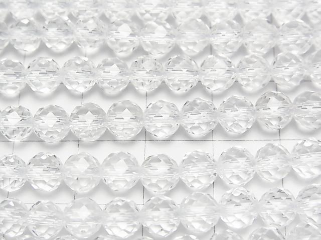 【動画】【素晴らしい輝き】クリスタルAAA 64面ラウンドカット6mm 「Special cut」 半連/1連(約37cm) サムネイル2