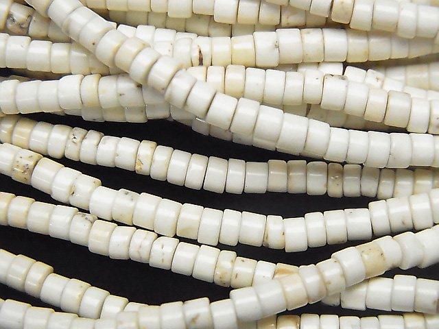 マグネサイト ロンデル(ヘイシ)3×3×2mm 1連(約36cm)の画像