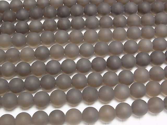 フロストスモーキークォーツAAA ラウンド10mm 1/4連~1連(約37cm) サムネイル3