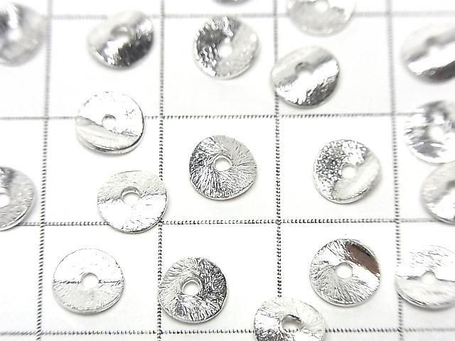 コッパー(銅) ロンデル6×6×1mm シルバー 半連/1連(約18cm) サムネイル2