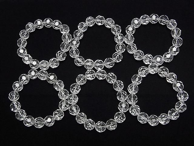 【動画】クリスタルAAA 32面ラウンドカット14mm 1連(ブレス) サムネイル4