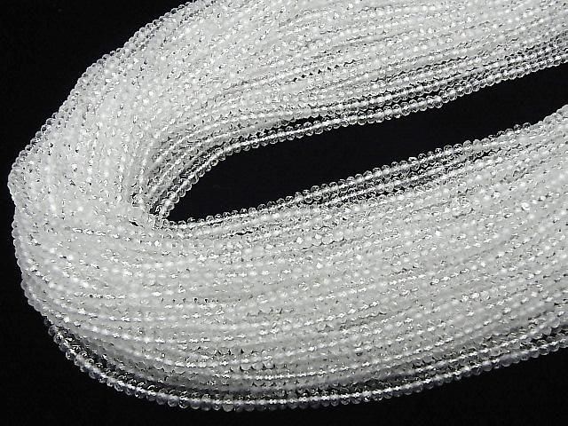 【素晴らしい輝き】クリスタルAA++ ボタンカット3×3×2mm 1連(約37cm) サムネイル4