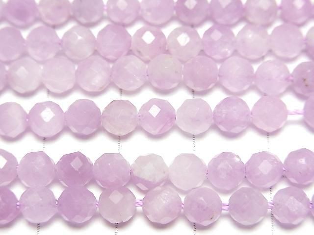 【動画】【素晴らしい輝き】ナイジェリア産クンツァイトAA++ ラウンドカット5mm 半連/1連(約36cm) サムネイル2