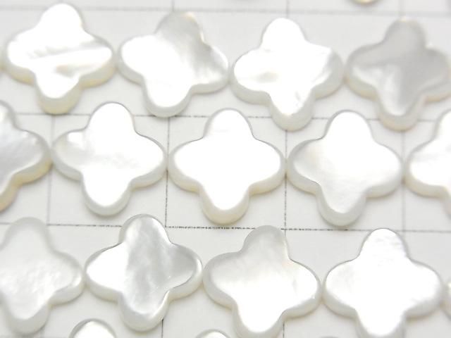 【動画】高品質ホワイトシェル(白蝶貝)AAA フラワーモチーフ10×10mm 1/4連~1連(約36cm) サムネイル2