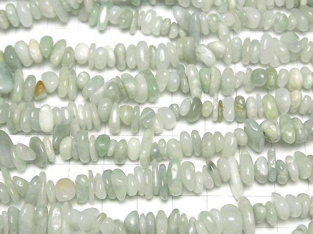 【動画】ビルマ翡翠(ジェイダイト)AA ミックスカラー チップ(ミニタンブル) 1連(約78cm) サムネイル3