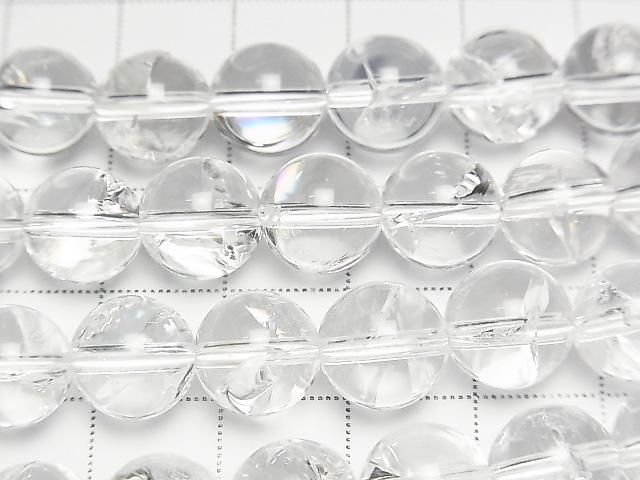 【動画】アイリスクォーツAAA ラウンド10mm 半連/1連(約36cm) サムネイル2