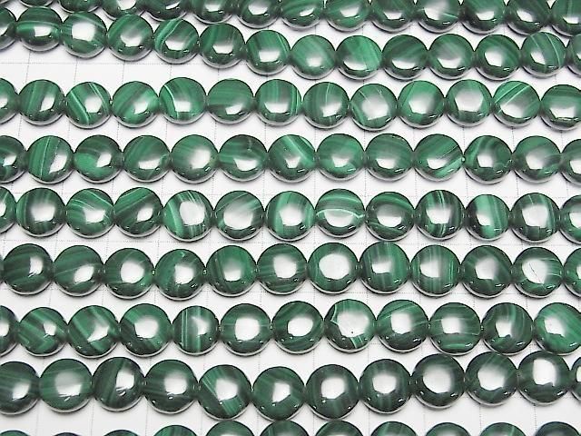 【動画】マラカイトAAA コイン10×10mm 1/4連~1連(約37cm) サムネイル3