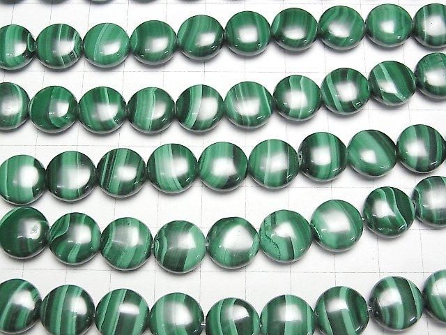 【動画】マラカイトAAA コイン12×12mm 1/4連~1連(約36cm) サムネイル3