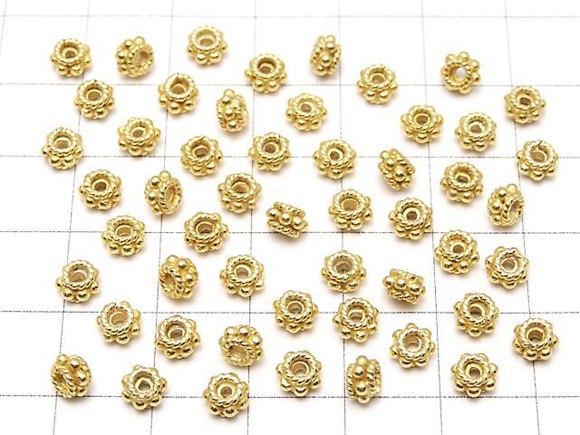 Silver925 ロンデル5×5×3mm 18KGP 4粒 サムネイル4