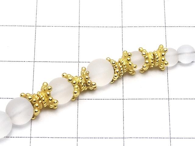 Silver925 ビーズキャップ5mm・6mm 18KGP 4個 サムネイル3