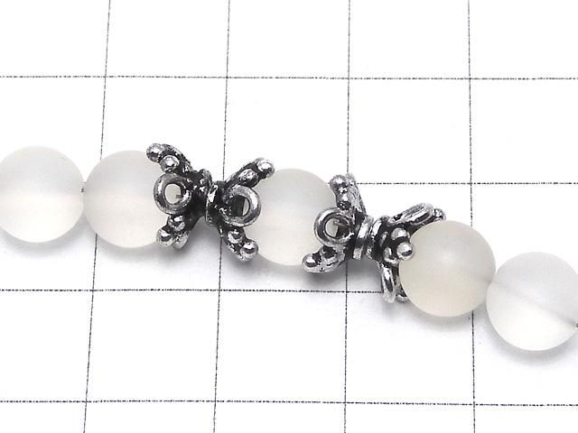 Silver925 ビーズキャップ8×8×4mm いぶし仕上げ 2個 サムネイル3