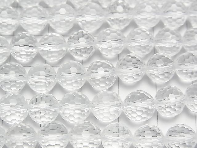 【動画】【素晴らしい輝き】クリスタルAAA+ 128面ラウンドカット8mm 「Special cut」 1/4連~1連(約36cm) サムネイル2