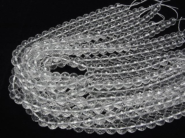 【動画】【素晴らしい輝き】クリスタルAAA+ 128面ラウンドカット10mm 「Special cut」 1/4連~1連(約37cm) サムネイル4