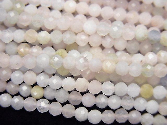 【動画】【素晴らしい輝き】ベリルミックスAA++ ラウンドカット3mm 1連(約36cm)の画像