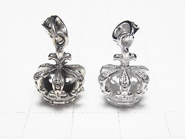 Silver925 クラウンモチーフ ペンダントトップ17×13×13mm 1個 サムネイル2