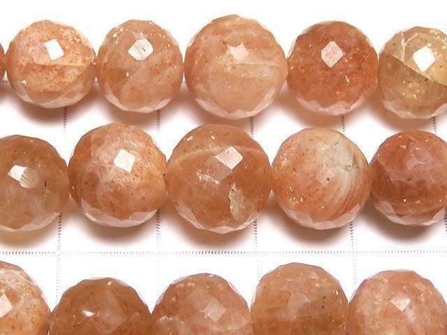 【動画】サンストーンAA++ ラウンドカット6~10mm サイズグラデーション 1連(約18cm) サムネイル2
