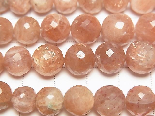 【動画】サンストーンAA++ ラウンドカット6~10mm サイズグラデーション 1連(約18cm) サムネイル2