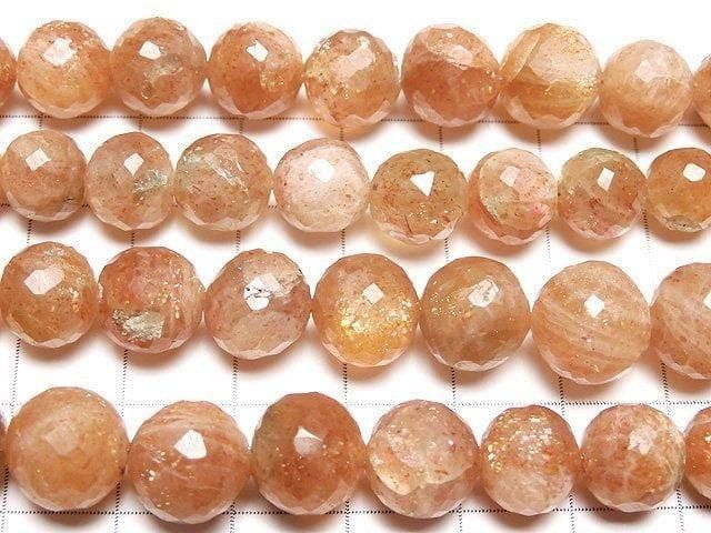 【動画】サンストーンAA++ ラウンドカット6~10mm サイズグラデーション 1連(約18cm) サムネイル3