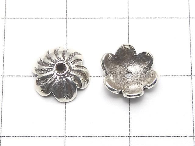 カレンシルバー ビーズキャップ9×9×3mm 2個 サムネイル2