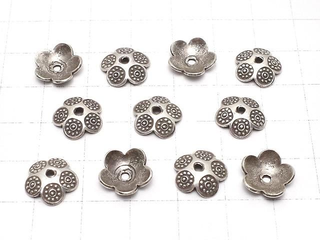 カレンシルバー ビーズキャップ フラワー型 12×12×3mm 2個 サムネイル4