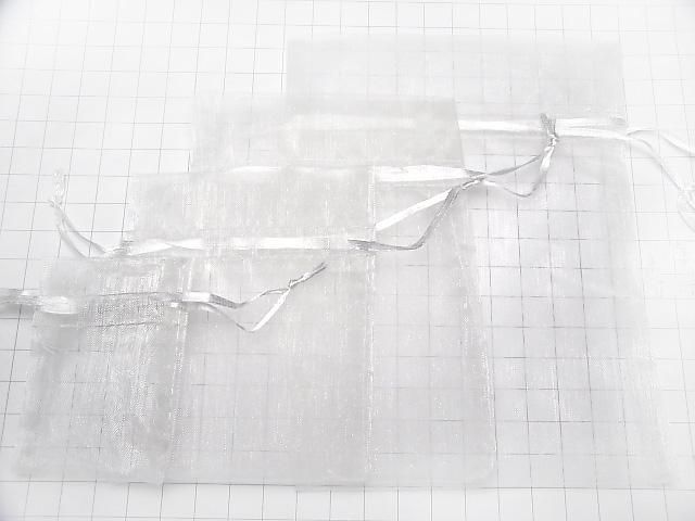 巾着(オーガンジー) 【ホワイト】 5枚 サムネイル2