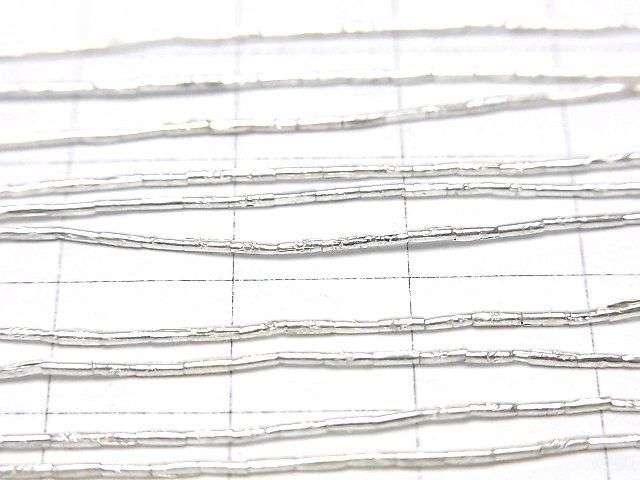 カレンシルバー フラワー模様入りチューブ3×1×1mm 半連/1連(約66cm) サムネイル2