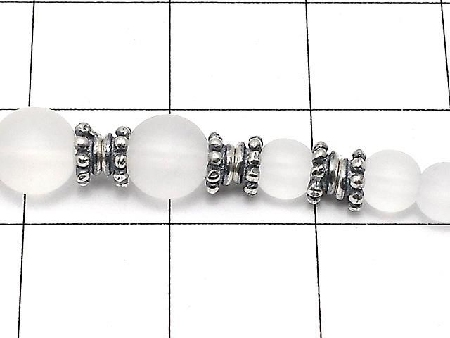 Silver925 ビーズキャップ4×4×2mm いぶし 6個 サムネイル3