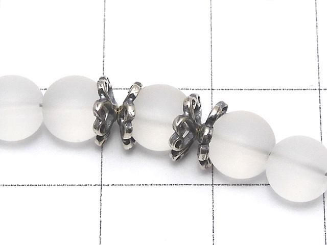 Silver925 ビーズキャップ6×6×2mm いぶし 10個 サムネイル3