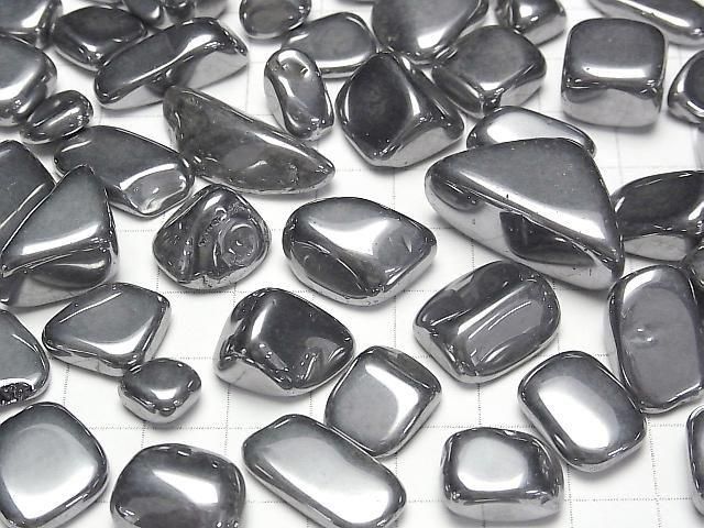 高純度テラヘルツ鉱石 穴なしチップ(ミニタンブル) 【Lサイズ】 100グラム サムネイル3