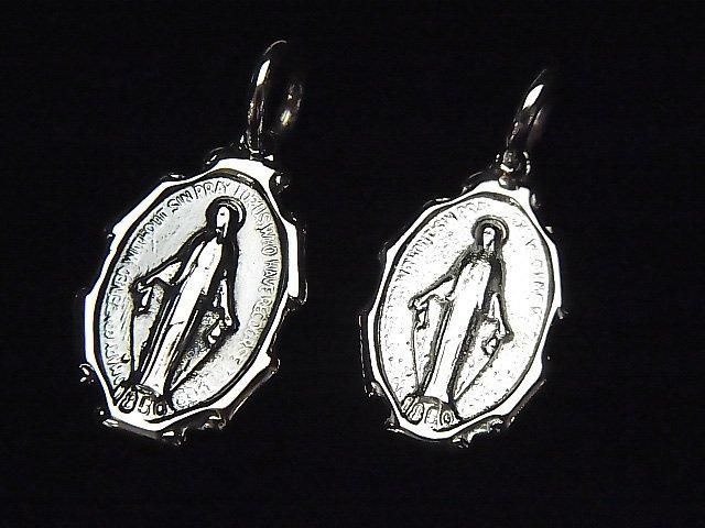 Silver925 メダイモチーフチャーム 23×15mm 1個の画像