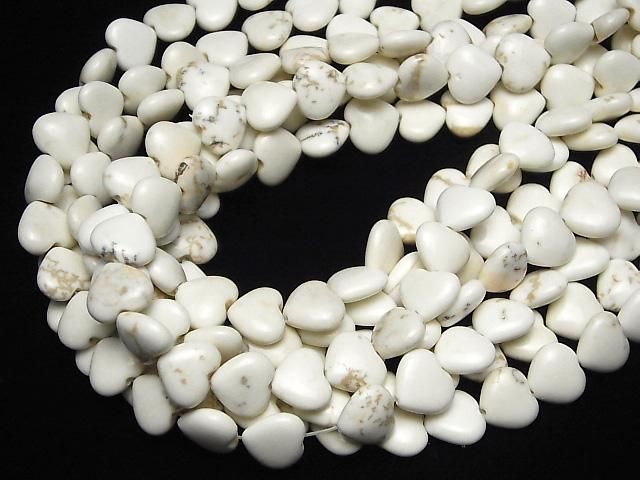 【動画】マグネサイト 縦穴ハート11×12×5mm 1連(約36cm) サムネイル4