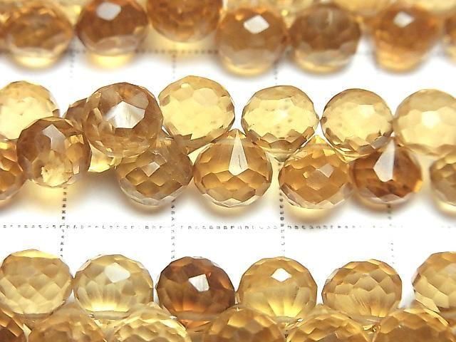 【動画】宝石質ビアクォーツAAA オニオン ブリオレットカット 半連/1連(52粒) サムネイル2