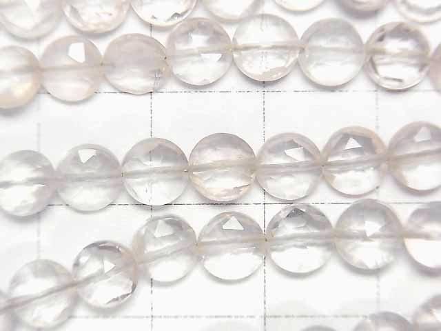 【動画】宝石質ローズクォーツAAA コインカット6×6×3mm 半連/1連(約16cm) サムネイル2
